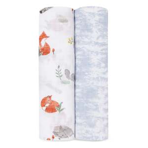 Sleeping Sleeptime: aden + anais naturally 2-pk swaddle