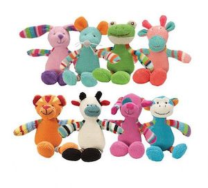 toys: Lily and George - Knitwit Rattles