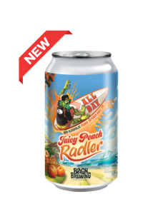 All Day PEACH RADLER non alc Hazy IPA 24x330ml cans