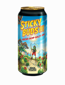 Sticky Buds III Fresh Hop Hazy IPA 12x440ml cans