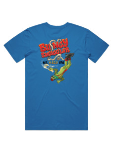 Bach Brewing Mens T-shirt - Bungy Smuggler (back graphic)