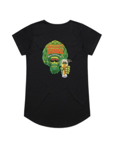 Bach Brewing Womens Short Sleeve T-shirt - Sticky Buds II (back graphic)