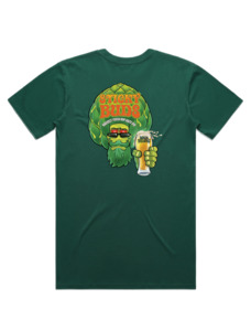 Bach Brewing Mens T-shirt - Sticky Buds II (back graphic)