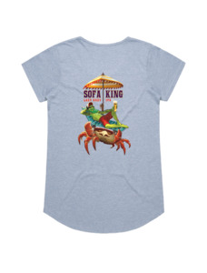 Bach Brewing Womens Short Sleeve T-shirt - Sofa King (back graphic)