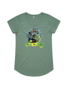 Bach Brewing Womens Short Sleeve T-shirt - Hops of Anarchy (front graphic)