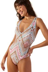 Premuim Swimsuits: Byron Bay Boho Chic One Piece