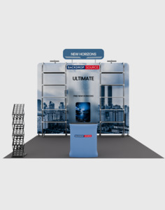 Modular Displays For 3m Wide Exhibitions Booth: Portable Exhibit Display 3m x 3m - Model 28