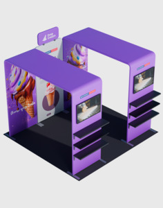 Portable Exhibit Display 3m x 3m - Model 35