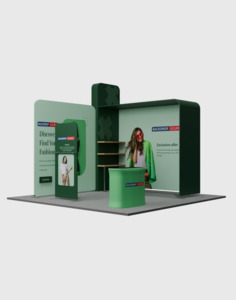 Portable Exhibit Display 3m x 3m - Model 19