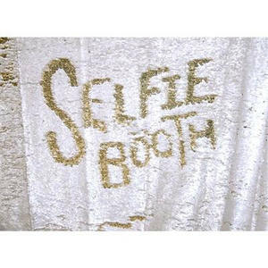 Gold and White Mermaid Sequin Backdrops