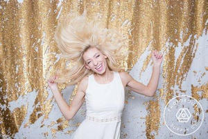 White/Gold Mermaid Sequin Backdrops