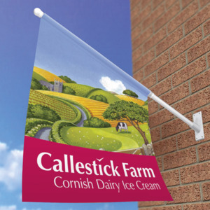 Flag Banner Printing: Wall Mounted Promotional Flags