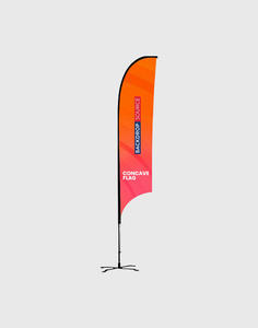 Flag Banner Printing: Customized Concave Feather Flag Banner Printing