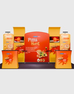 Portable Exhibit Display 3m x 6m - Model 10