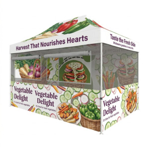 4.5m x 3m Custom Food Booth Canopy Tent