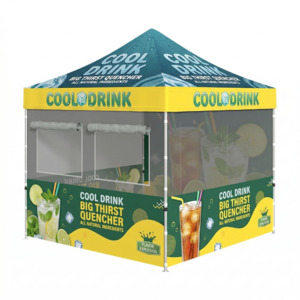 3m x 3m Custom Food Booth Canopy Tent