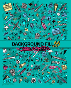 Wrap Background Fills: Background Fill 33 | Cartoon Wrap Tools 2