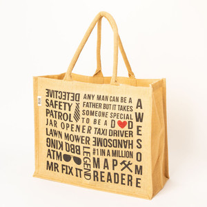 Products: Natural Jute carry bag for D♥D Back to basics