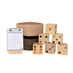 Premium Outdoor Backyard Games: Yardzee & Farkle Backyard Dice