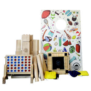Premium Outdoor Backyard Games: Compact Outdoor Games Bundle — Travel & Adventure Set NZ