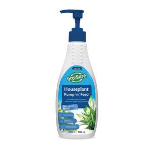 Plant Fertiliser: Kiwicare Gro-Sure Houseplant Pump 'n' Feed 300 ml