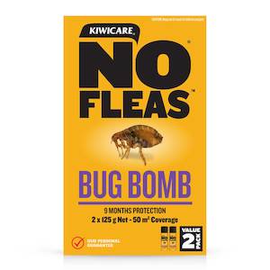 Pest Control: NO Fleas Bug Bomb 2 Pack