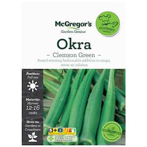 McGregor's Okra Clemson Green Seeds