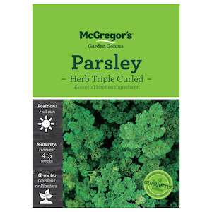 Seeds: McGregor's Herb Parsley Triple Curled Seed