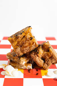 Bundle: Peach and Passionfruit Blondie - 3 Slices