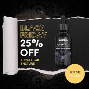 Products: Turkey Tail Tincture - Black Friday Special