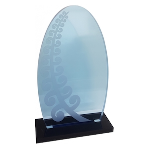 Trophies: Blue Fern Acrylic