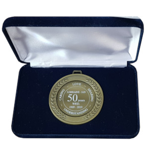 The oldest medal maker in Auckland: 50th Lorraine Ian