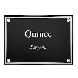High Quality Engravings: Anodized Black Plaque