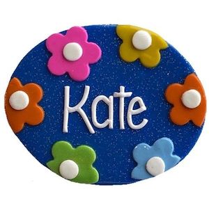 Products: Flowers A - Nursing name badges from badgeorders.co.nz