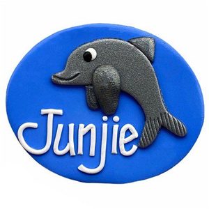 Products: Dolphin - Nursing name badges from badgeorders.co.nz