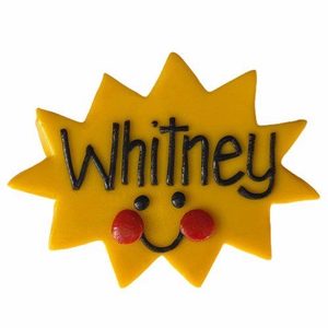 Sun - Nursing name badges from badgeorders.co.nz