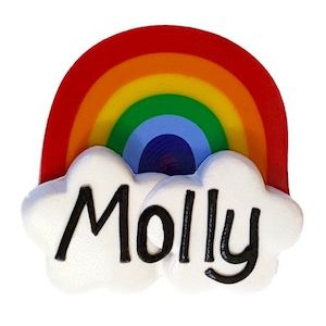 Products: Rainbow - Nursing name badges from badgeorders.co.nz