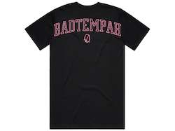 Bad Tempah 1: Back Drop Varsity Tee - Black