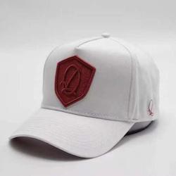 Headwear: MF SHIELD SNAPBACK WHITE / BURGUNDY