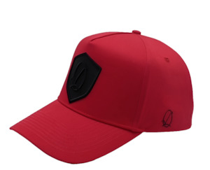 Headwear: MF SHIELD SNAPBACKS RED / BLACK