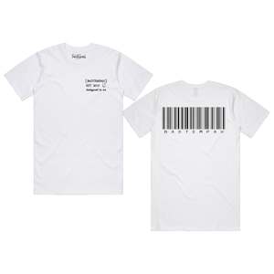 Og Collection 1: Barcode tee-White