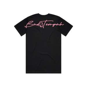 Tees: Back Drop Scribble Tee - Black