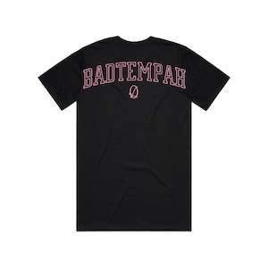 Tees: Back Drop Varsity Tee - Black