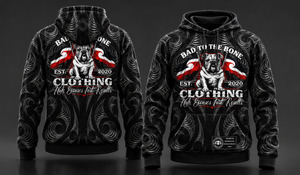 Sublimation Collection: O.G 'BTTB CLOTHING N.E.J.R' Pull-Over Hood