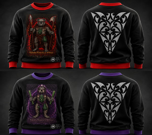 Long Sleeved Crew Neck Collection: O.G 'Kākahu Kino Ki Te Wheua' DTG Printed Crew-Neck Sweatshirt.
