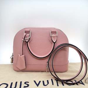 new arrival: LOUIS VUITTON ALMA BB PINK EPI LEATHER