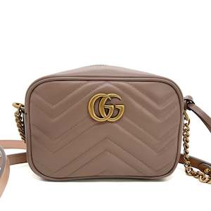 Currently Available: GUCCI GG MARMONT MATELASSÉ MINI BAG