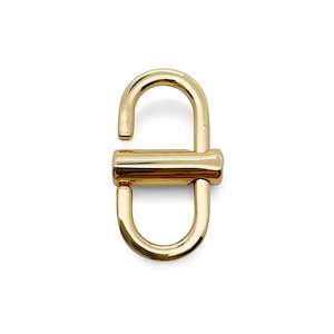 Bag Accessories: Strap Adjusting Clip - gold colour