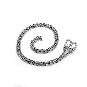 Bag Accessories: Silver crossbody chain