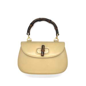 Gucci: GUCCI VINTAGE BAMBOO HANDLE BAG